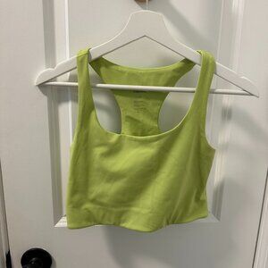Girlfriend Collective Paloma Bra Size S Lime Color